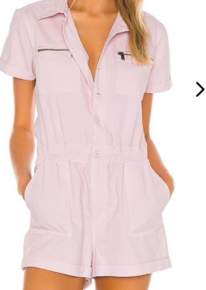 Blank NYC Creamy Pink 100% Cotton Romper